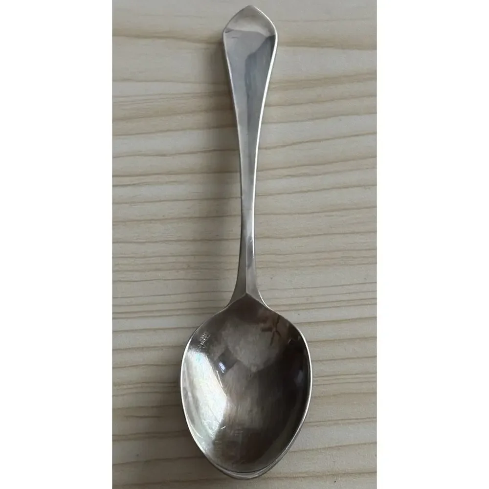 Vintage Ercuis France Silver plated Brantome Dessert Spoon